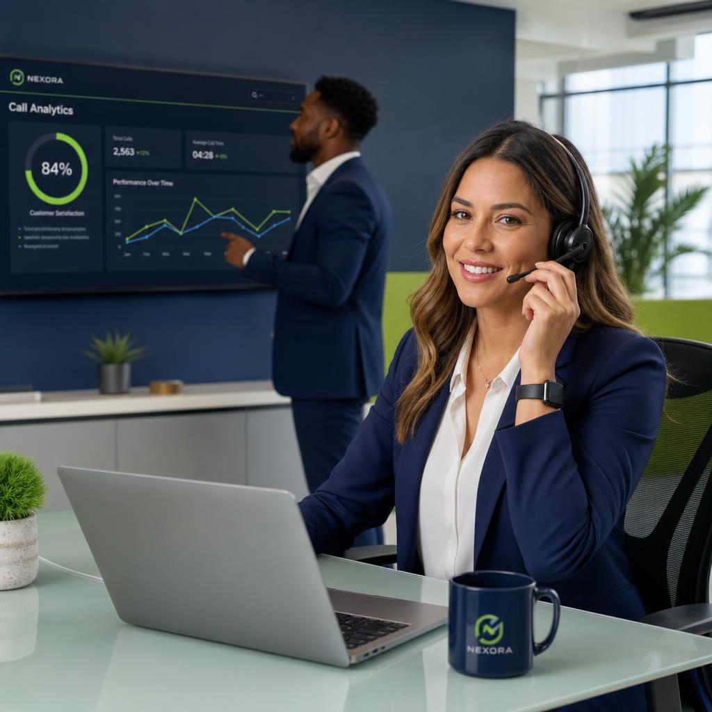 Unified business communication network with AI voice agents